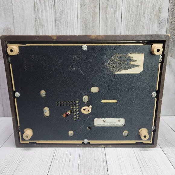 Vintage Deco-Tel Boxed Rotary Phone GTE Executive Desk Telephone - Not Tested - Picture 8 of 12